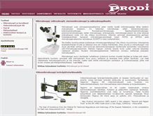 Tablet Screenshot of prodi.fi